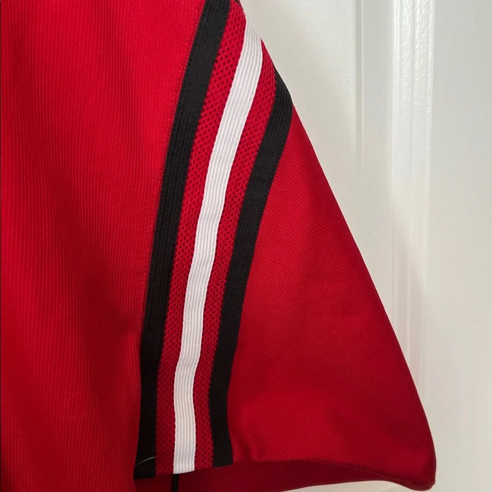 Adidas Men's Vintage Red Short Sleeve Athletic Shirt
